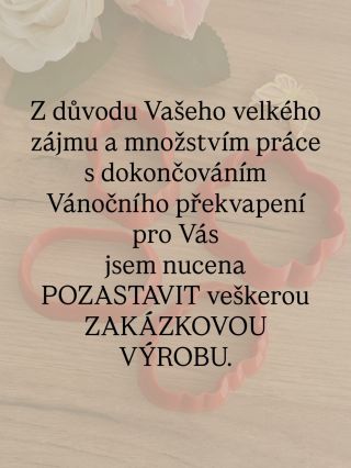 Není potřeba říkat víc! Moc děkujeme za přízeň v uplynulých měsících, jsme vděční 🙏🙏. Zakázkovou výrobu znovu obnovíme...